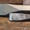 Vintage Pair 2 Different Sized Cold Chisels - Dressed Sharpened Ready To Use