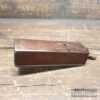 Rare Antique Basket Weavers Mahogany Brass Adjustable Slitting Tool - Good Condition