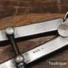 Vintage Draper England 7” Straight Leg Spring Dividers - Refurbished