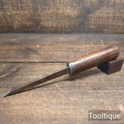 Vintage E. Audus Carpenter’s 3/16” Cast Steel Mortice Chisel - Refurbished Ready To Use