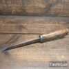 Antique J. Buck Mid-19th C Carpenter’s 9/16” Cast Steel Mortice Chisel - Ready To Use