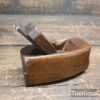Vintage Coachmakers Luthiers 3 ½” Beechwood Compass Rabbet Plane - Refurbished