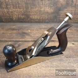 Vintage GTL Brass Bodied Smoothing Plane - Fully Refurbished Ready To Use