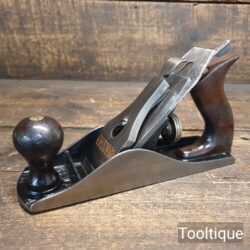 Vintage Stanley USA No: 4 Smoothing Plane Original Iron - Fully Refurbished