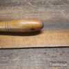 Vintage Marples Shamrock Woodturners ½” Wide Gouge Chisel Rounded Edge