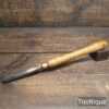 Vintage Marples Shamrock Woodturners ½” Wide Gouge Chisel Rounded Edge
