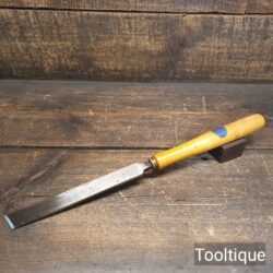 Scarce Vintage Erik Anton Berg Eskilstuna Sweden 1” Skew Flat Woodturning Chisel