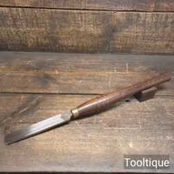 Vintage 1” Wide Flat Woodturners Scraper Chisel - Good Condition