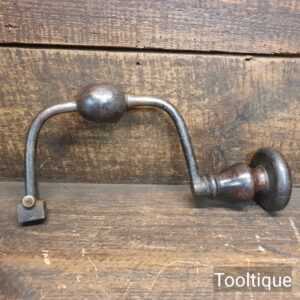 Unusual Antique Carpenters Penny Brace with Push Pin Locking Mechanism