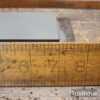 Vintage Carborundum Sharpening Oil Stone In Mahogany Box