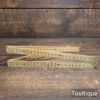 Crisp Vintage 1m Rabone No: 1161 Fourfold Boxwood Rule - Good Condition