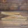 Crisp Vintage Metric 1M Rabone No: 1161 Boxwood Folding Rule - Good Condition