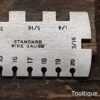 Vintage Moore & Wright No: 1063 Standard Wire Gauge - Fully Refurbished