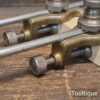 Vintage Patternmakers Brass Trammels Extra-Long Points - Good Condition