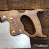 Vintage Henry Disston Canada 7 TPI Rip Saw - Fully Refurbished Sharpened