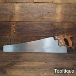 Vintage D8 Henry Disston Philadelphia Rip Saw 7 TPI - Fully Refurbished & Sharpened
