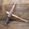 Vintage Boat Builders Caulking Hammer Lignum Head - Refurbished