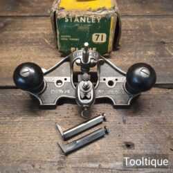 Vintage Boxed Stanley England No: 71 Router Plane - Good Condition