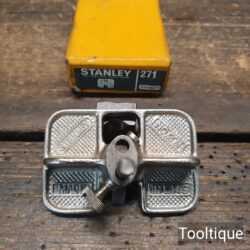 Vintage Boxed Stanley England No: 271 Router Plane - Very Good Condition