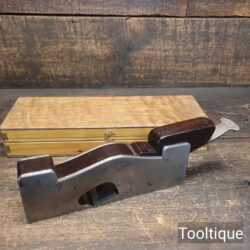 Lovely Norris No: 22 Dovetailed Shoulder Plane With Rosewood Infill