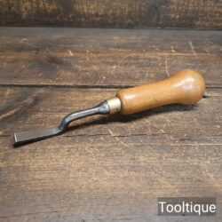 Vintage Upholsterers Cranked Flat Ripping Chisel - Refurbished Ready To Use