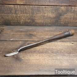 Rare Antique Continental Clog Makers Chisel Hand Forged by Blacksmith - Refurbished