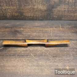 Vintage Boxwood Spokeshave Brass Wear Plate 3” Cutter - Refurbished