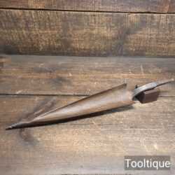 Rare & Unusual Antique Coopers Bung Hole Boring Reaming Tool Rasp Back