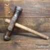 Vintage Boat Builders Lignum Caulking Hammer Mallet - Ready To Use