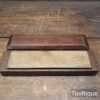 Vintage 8” x 2” Washita Oil Stone In Mahogany Box - Lapped Flat