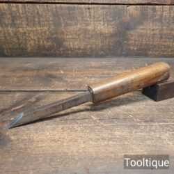 Antique 3/8” Mortice Chisel with Ashwood Handle - Fully Refurbished