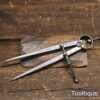 Vintage Moore & Wright 6” Straight Leg Spring Steel Dividers - Good Condition