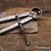 Vintage Moore & Wright 6” Straight Leg Spring Steel Dividers - Good Condition