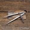 Crisp Vintage Moore & Wright 6” Inside Spring Steel Dividers - Good Condition