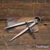 Crisp Vintage Moore & Wright 5” Inside Spring Steel Dividers - Good Condition
