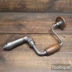 Vintage Carpenters Ratchet Brace With 10” Swing - Refurbished Ready To Use