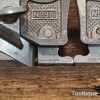 Vintage Pair Stanley USA No: 98 & 99 Side Rebate Planes Rosewood - Refurbished