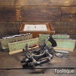 Vintage Boxed Stanley Rule & Level USA No: 55 Combination Plough Plane -Fully Refurbished