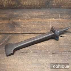 Antique Agricultural Hand Forged Scythe Preening Anvil Stake