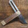 Vintage Robert Sorby 8” Mahogany Brass Carpenters Bevel - Good Condition
