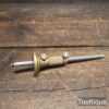 Modern Solid Brass Wheel Marking Gauge Fine Adjustment - Good Condition