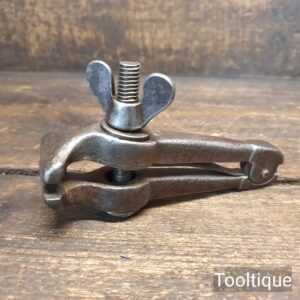 Antique Hand Vice With Small 1 ¼” Wide Jaw - Cleaned Ready For Use