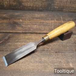 Vintage Buck Bros USA ½” Wide Firmer Chisel Boxwood Handle - Fully Refurbished