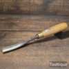 Vintage 5/8” Bristol Design No: 71 Curved Stem Woodcarving Gouge - Refurbished