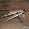 Vintage Moore & Wright 7” Steel Sprung Straight Leg Dividers - Good Condition