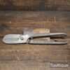 Vintage Footprint Sheffield 10” Flat Tin Snips - Sharpened Ready To Use