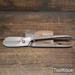 Vintage Footprint Sheffield 10” Flat Tin Snips - Sharpened Ready To Use