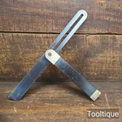 Antique 12” Carpenters Rosewood Brass Bevel - Refurbished Ready To Use