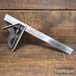 Nice Vintage L.S.S. Co. USA Adjustable Square With Scriber - Fully Refurbished
