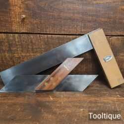 Semi Modern Irwin & Crown Carpentry Mitre Square Tools - Good Condition